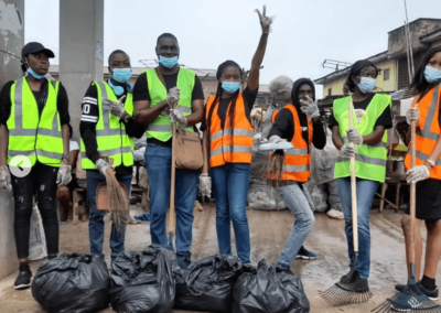 Students commemorate World Clean Up Day in Lagos